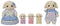 Sylvanian Families 5735 Familie Bloemen Hangoor Konijn- 5 fluweelzachte speelfiguren
