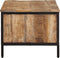 vidaXL - Salontafel - 80x50x40 - cm - massief - ruw - mangohout
