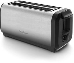 Moulinex Subito LS5S4DE0 - Broodrooster - 2 lange sleuven - 7 bruiningsstanden - Zilver