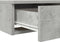 vidaXL - Ligbed - in - Betongrijs - - - 135x36.5x16.5 - cm, - Gemaakt - van - Engineered - Wood