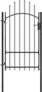 vidaXL - Poort - 1x2 - m - staal - zwart
