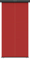 vidaXL - Balkonscherm - 145x250 - cm - rood