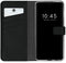 Selencia iPhone 13 Pro - Echt Lederen Bookcase - 3 Pashouders - Zwart