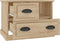vidaXL - Nachtkastje - 60x39x45 - cm - sonoma - eikenkleurig
