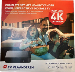 TV Vlaanderen - Startersset - Satelliet-tv en radio - 64 cm schotel