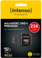 Intenso microSD kaart UHS-I Premium - 256GB - Class 10 tot 90MB/s