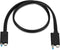 HP 3XB95AA Thunderbolt-kabel 0,7 m Zwart