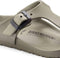 Birkenstock Gizeh - Unisex Slippers - Verstelbare voetband - Khaki - Maat 40