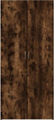vidaXL - Schoenenkast - 80x35,5x180 - cm - bewerkt - hout - gerookt - eikenkleurig