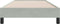 vidaXL - Bedframe - zonder - matras - 100x220 - cm - fluweel - lichtgrijs