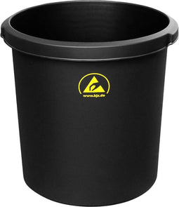BJZ A-34062 A-34062 Prullenbak ESD 18 l (Ø x h) 310 mm x 320 mm Kunststof Zwart 1 stuk(s)