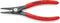 Knipex 49 11 A0 Borgveertang Buitenring Recht 3-10mm