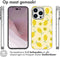 iMoshion Hoesje Geschikt voor iPhone 14 Pro Hoesje Siliconen - iMoshion Design hoesje - Geel / Lemons