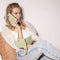 Selencia Hoesje Geschikt voor iPhone 11 Hoesje Met Pasjeshouder - Selencia Llyr 2-in-1 Uitneembare Slang Bookcase - Groen