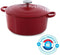BK Bourgogne braadpan Ø 24 cm - rood - gietijzer - inductie