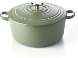 BK Bourgogne braadpan Ø 28 cm - groen - gietijzer - inductie