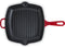BK Bourgogne grillpan 26x26 cm - rood - gietijzer - inductie - PFAS-vrij
