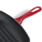 BK Bourgogne grillpan 26x26 cm - rood - gietijzer - inductie - PFAS-vrij