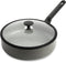 BK Hapjespan met deksel - Granite - ø 28 cm / 4.2 liter - keramische anti-aanbaklaag