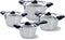 BK Q-linair Classic pannenset - 4 delig - RVS - veilig afgietsysteem - inductie