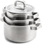 bk simplicity - pannenset - 5-delig - zilver