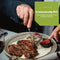 HI NATURE™ Steakmessen - Messenset RVS - 4x Vaatwasserbestendig 22cm - Zilver (4 stuks)