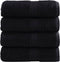 vidaXL - Gastendoekjes - SOLUND - 4 - st - 600 - g/m² - 30x50 - cm - zwart