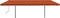 vidaXL - Luifel - automatisch - met - LED - en - windsensor - 6x3,5 - m - oranje - bruin
