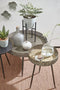 Mica Decorations Lagune - Bijzettafel - H58 x Ø40 cm - Metaal - Brons
