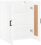 vidaXL - Wandkast - 69,5x34x90 - cm - bewerkt - hout - wit