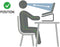Port Designs 901103 - Laptopstandaard - Zwart