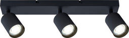 Integral Siena - Plafondspot - 3x GU10 - Mat zwart (3 stuks)