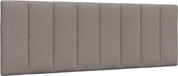 vidaXL - Hoofdbordkussen - 140 - cm - stof - taupe
