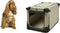 Maelson Soft Kennel - Opvouwbare hondenbench met stalen frame - Beige - Maat S - 72 cm