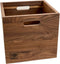 Houten Vinyl Platen Box – Handgemaakt – Walnoot
