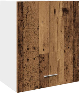 vidaXL - Hangkast - 50x31x60 - cm - bewerkt - hout - oud - houtkleurig