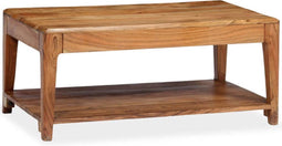 vidaXL - Salontafel - 88x50x38 - cm - massief - hout