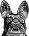 Atmosphera Bulldog beeld zilver - Decoratie - Sierbeeld - H22 cm
