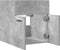 vidaXL - Wastafelkast - 41x38,5x46 - cm - bewerkt - hout - betongrijs