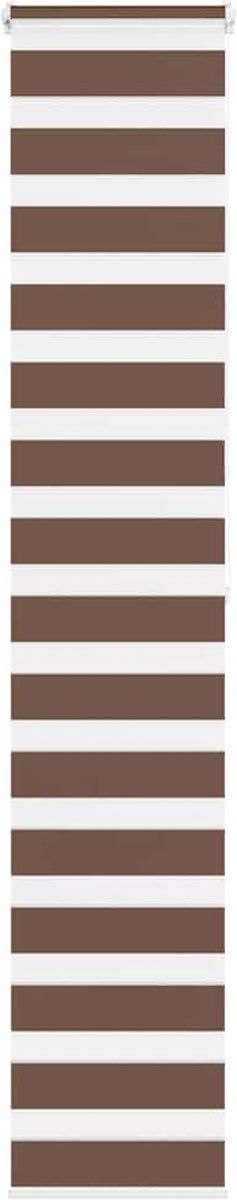 vidaXL - Plissé - rolgordijn - 55x200 - cm - stofbreedte - 54,4 - cm - polyester