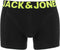 JACK&JONES - TRUNKS - 3-pack zwart boxershort met elastieke band - (3-pack)