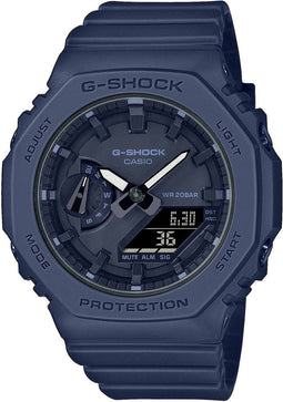 G-Shock GMA-S2100BA-2A1ER - Dames Horloge - 20 ATM waterdicht - Carbon-hars mix - Blauw