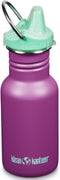 Klean Kanteen RVS Drinkfles Kid Classic narrow - Sippy Cap - sparkling grape - 355ml