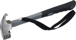 Benson Campinghamer - 450 gram - 30 cm - Rubberen grip - Grijs/Zwart