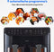 MEDION P20 XXL Dubbele Airfryer (8,7 liter, 2.600 watt, heteluchtfriteuse met 2 kamers, kijkvenster, 9 automatische programma's, 2 lades, Dual Airfryer, Dual Cook & Sync finish functie) zwart