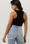 Calvin Klein Micro Monologo - Racer Back Top - Slim-fit - Zwart - Maat L