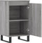 vidaXL - Dressoir - 40x35x70 - cm - bewerkt - hout - grijs - sonoma