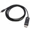 V7 V7USBCDP14-2M - Adapter USB C naar DisplayPort - 8K Ultra HD - Zwart (2 m)