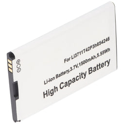 Li-Ion battery - 1500mAh (3.7V) for mobile phone, smartphone, phone replaces Li3711T42P3h654246, LI3