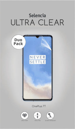 Selencia Duo Pack Ultra Clear Screenprotector voor de OnePlus 7T